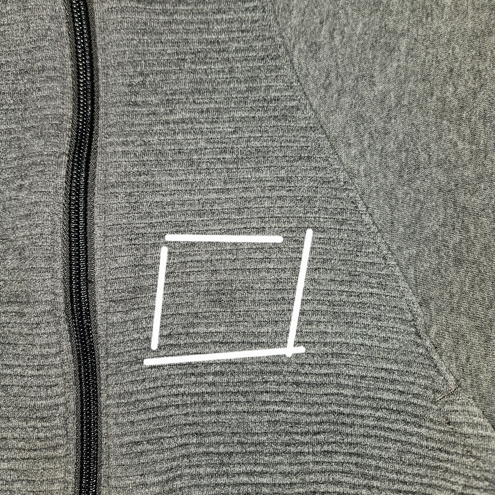 Under Armour Girls Large Gray Ribbed Fleece Full Zip Hoodie Sleeve Spellout - Picture 3 of 12